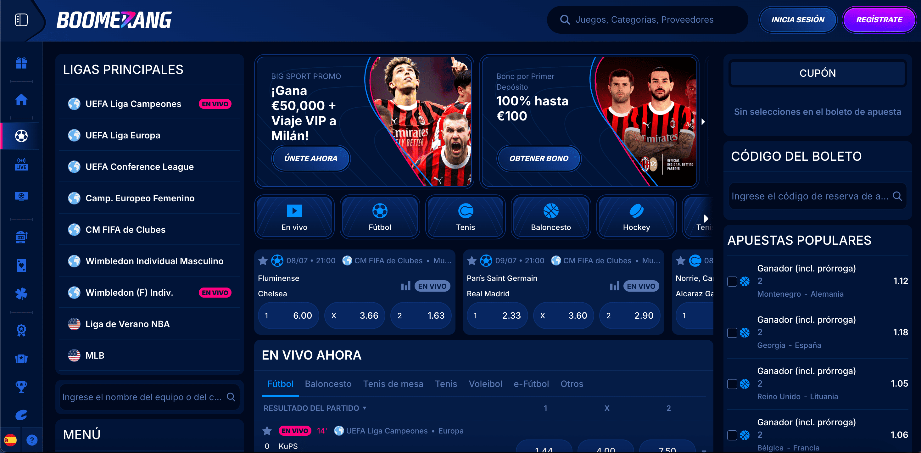 boomerang bet apuestas