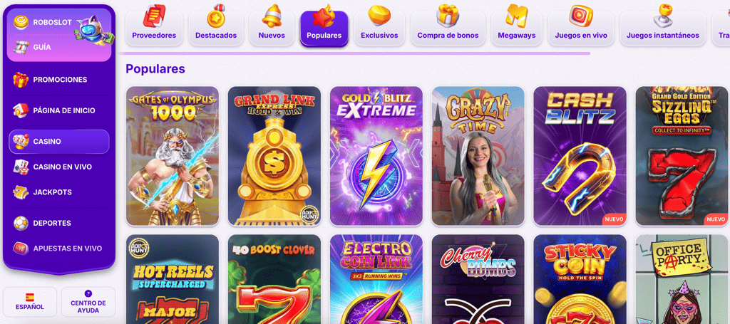 robocat casino juegos