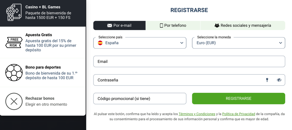 proceso de registro