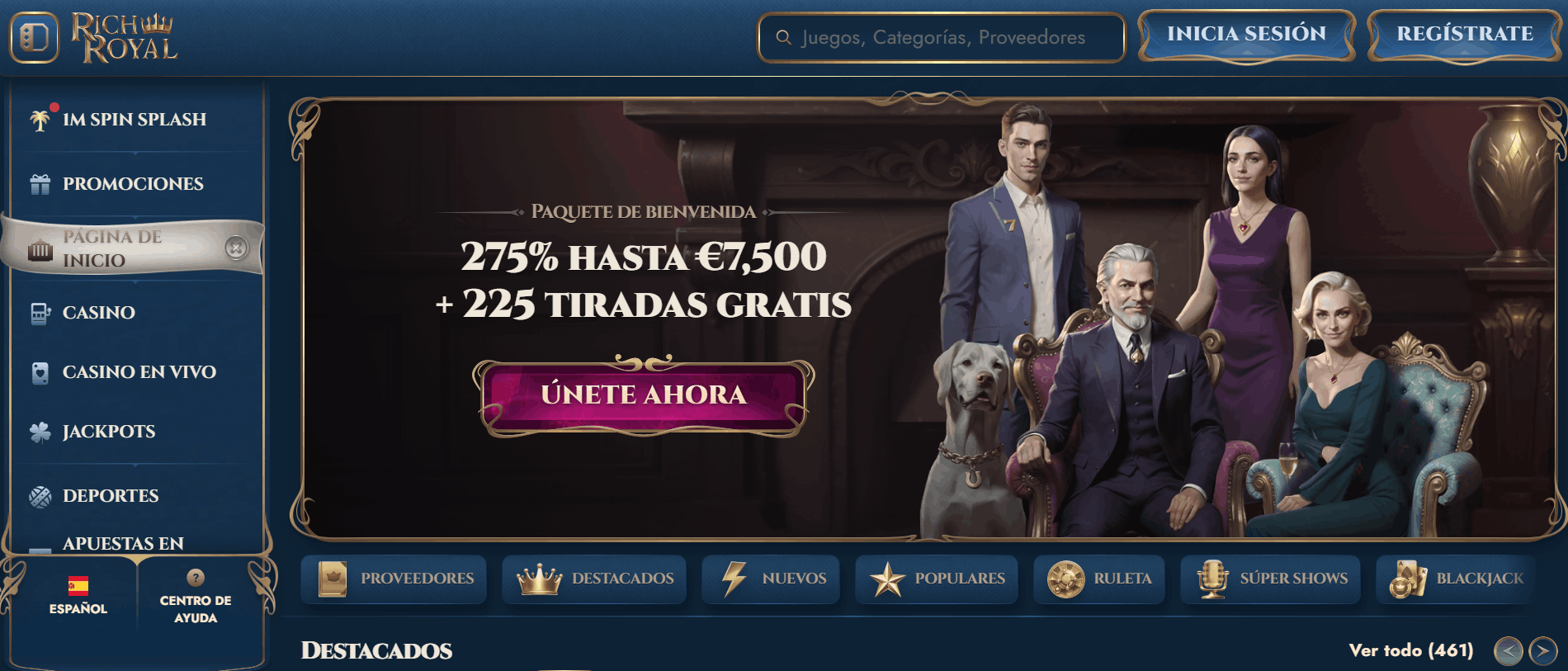 Rich Royal Casino en línea